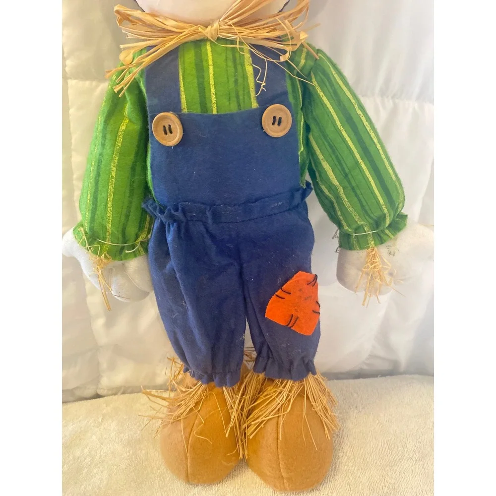 Disney‎ Mickey Mouse Scarecrow Fall Harvest Plush Shelf Sitter Hobby Lobby Decor